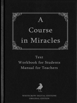 cover image of A Course in Miracles